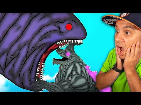 DARK BLOOP vs GODZILLA! (uh oh...)