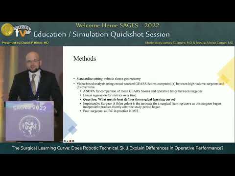 The Surgical Learning Curve: Does Robotic Technical Skill Explain Differences in Operative Perfo...