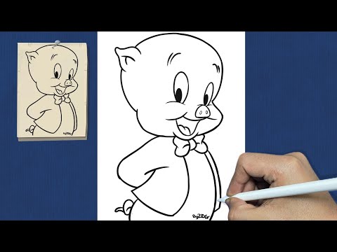 COMO DESENHAR O Gaguinho "PASSO A PASSO" | LOONEY TUNES