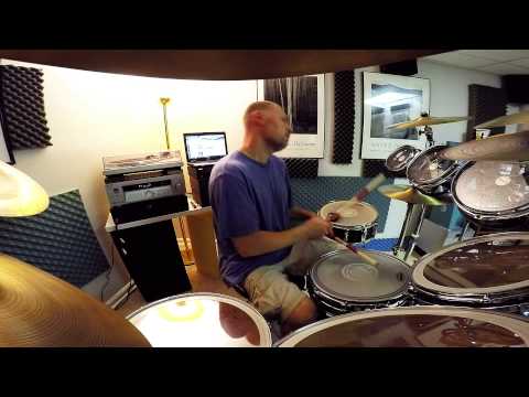 Bloodsucking Leeches - Dregs (drum cover) GoPro front view