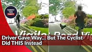 Cyclist Riding Against Traffic Sparks Debate After Gesture Towards Car at East Coast Park