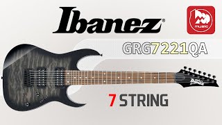 Video thumbnail for Электрогитара 7-струн IBANEZ GRG7221QA TKS GRG 7 STRING by PopMusicRu