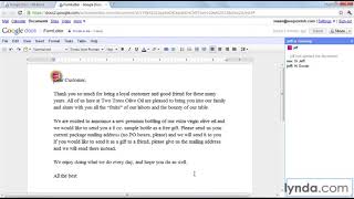 How to collaborate and edit in Google Docs | lynda.com tutorial