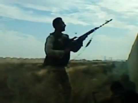 قنص عناصر النظام في مطار دير الزور العسكري من قبل قائد كتيبة عباد الرحمن