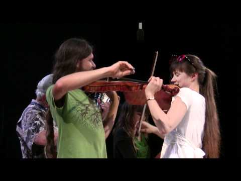 Tashina & Tristan Clarridge ~ 2012 National Oldtime Fiddlers Contest ~ Twin Fiddles