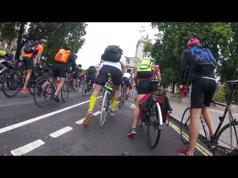 Rush Hour Cyclist Commute | Parliament Square, London 2017