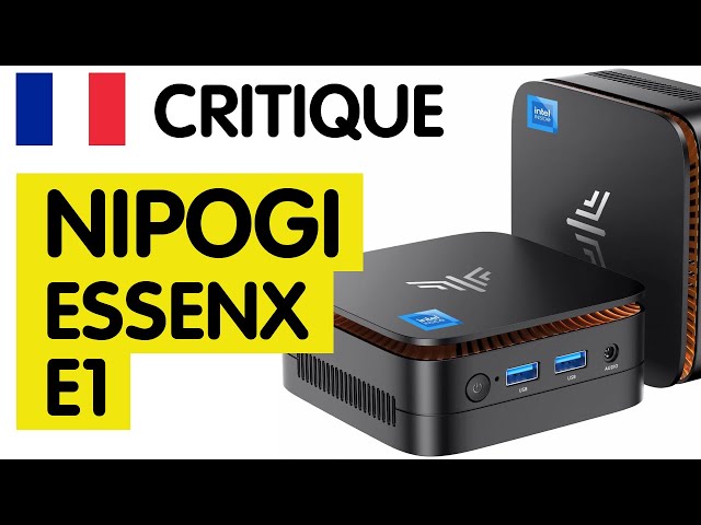 Vídeo relacionado con NiPoGi Essenx E1 Mini PC AMD 3150U W-11 Pro(hasta 3,3GHz), 8GB DDR4 256GB SSD Mini Ordenadores, 4K@60Hz Dual Pantalla HDMI +DP, Wi-Fi 5/BT 4.2/LAN/15W, Micro PC para Escuela/Negocios/Hogar