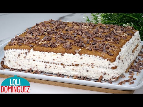 TARTA HELADA DE GALLETAS CON 6 INGREDIENTES Y EN SOLO 10 MINUTOS😉 - Loli Domínguez - Recetas dulces
