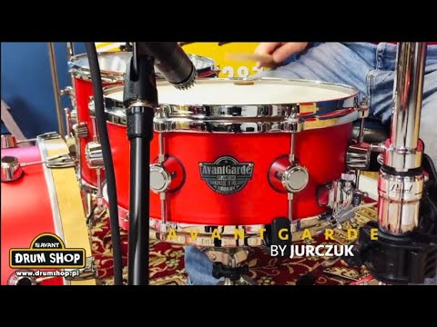 AvantGarde by Jurczuk Birch snare 14"x5.75" Satin Red Serial No. 025