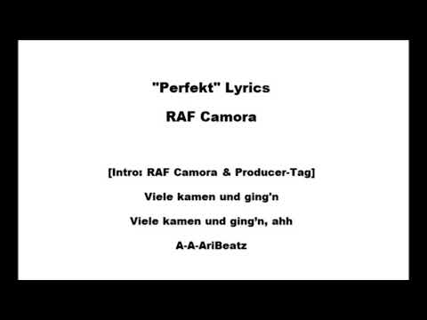 Raf camora/Sofiane - perfekt lyrics