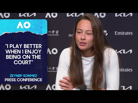 Zynep Sonmez Press Conference | Australian Open 2026 Second Round