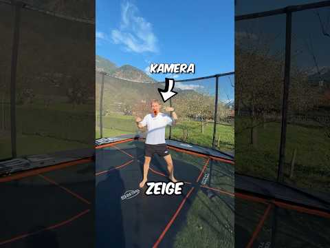 Wer hat es so erwartet? 😳 #dreifach #salto #pov #trampolin #flip #berg