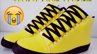 FAKE SHOES ARE OKAY....