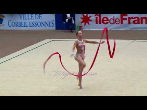 Milla JUNNILAINEN (FIN) ribbon - 2017 Corbeil junior AA