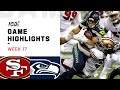 49ers vs. Seahawks Week 17 Highlights | NFL 2019 49ers vs. Seahawks Week 17 Highlights | NFL 2019