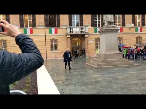 Mattarella lascia la biblioteca malatestiana di Cesena