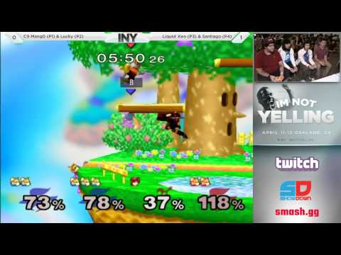 INY Day 1 - Teams - Winner Quarterfinals: Lucky & C9 Mang0 vs Liquid`Ken & Santiago