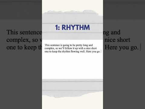 Writing fiction? There are 15 key edits to make when polishing your prose. First, RHYTHM 📖✍️🏽