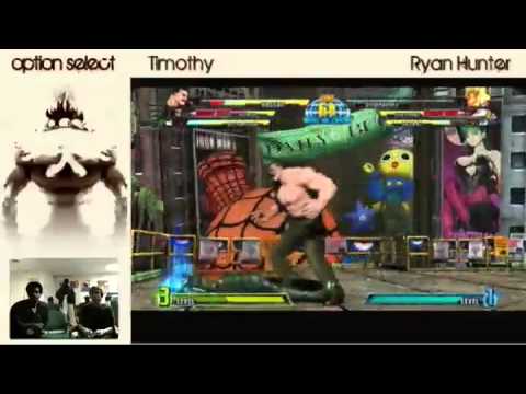 2-14-2011 Timothy (Spencer/Haggar/Doom) vs Ryan Hunter (Hsien-Ko/Amaterasu/Dormammu) - MvC3