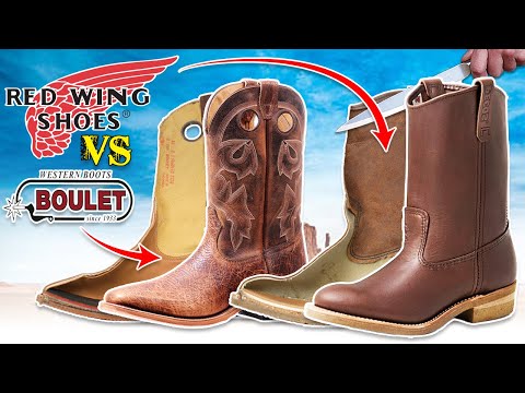 Can Red Wing make a “real” cowboy boot? Nailseat vs Boulet