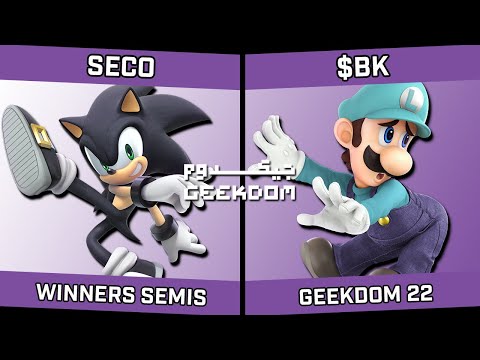 Seco (Sonic) vs $BK (Luigi) - Geekdom 22