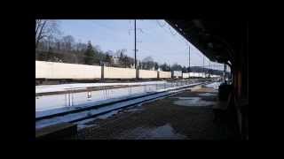 preview picture of video 'NS 21E Detour Train, Parksburg PA'