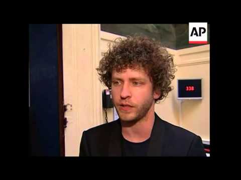 Swedish designer shows first collection for Cerruti in Paris