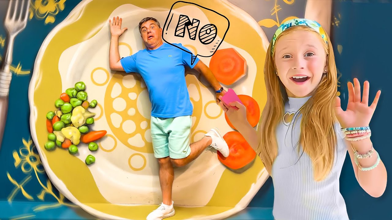 Nastya e dia de folga com sua família. Novo vídeo sobre Nastya em português