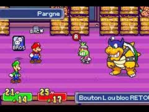 Mario & Luigi Superstar Saga Boss 7 : Rookie and Popple/Pargne et Lebleu (no damage)