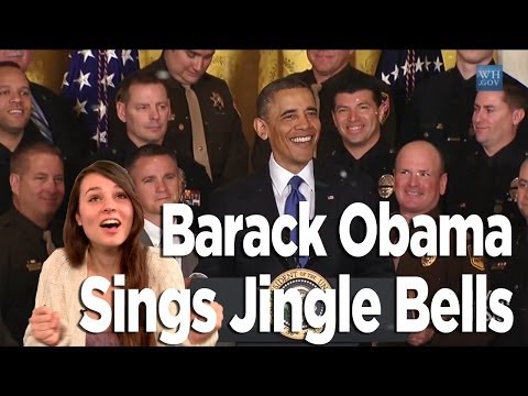 Barack Obama Sings Jingle Bells