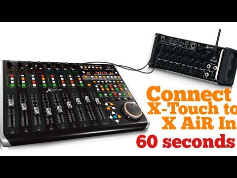 Connecting Behringer X-Touch to Behringer X Air in 60 seconds
