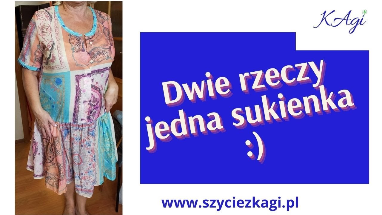 Dwie rzeczy a tylko jedna sukienka. Efekt przeróbki krawieckiej, Cz. 2 @agnieszkakuakowskakagi6388