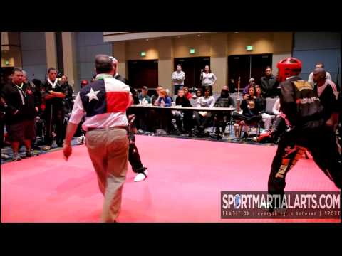 Jeromy Roque v. Kameren Dawson - Men's Sparring - Amerikick Internationals 2013