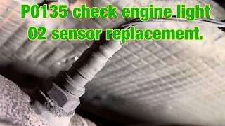 Jeep Grand Cherokee O2 sensor replacement P0135 code.