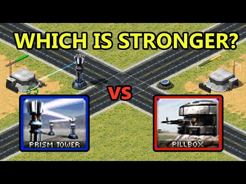 Prism Tower vs Pillbox - Red Alert 2