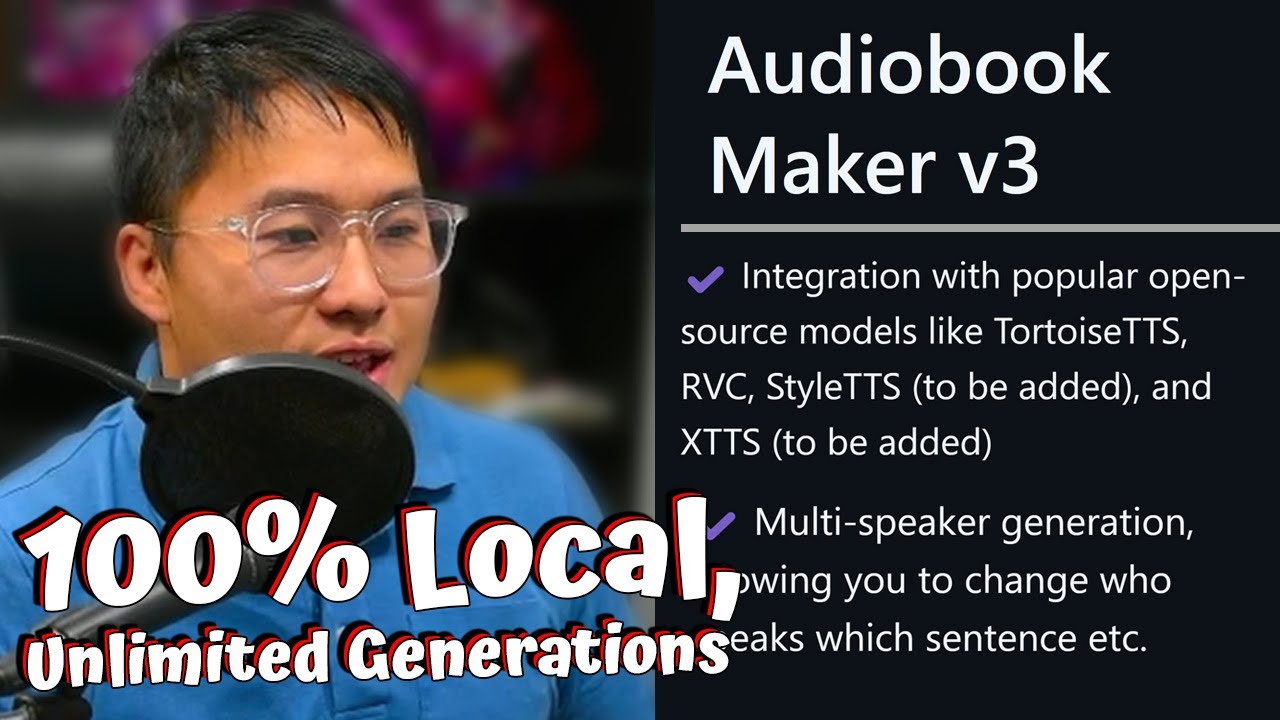 Open Source AI Audiobook Maker - Installation and Usage