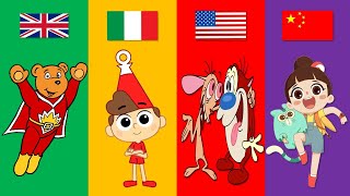 Cartoons From Different Countries | Pt.25