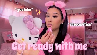 Get ready with me while I talk about my life ♡ (insecurities, trust issues, childhood, & YouTube)