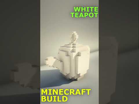 Nukirain - White Teapot | Minecraft Build