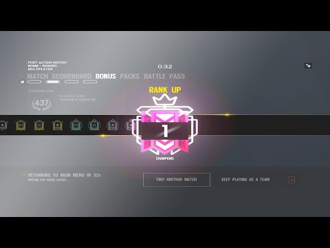 Champion Ranked is Too EZ Now - Rainbow Six Siege