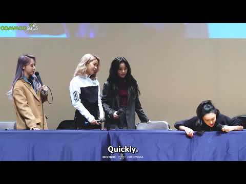 [ENG SUB] 200103 MAMAMOO 'VP Album' - Dongja Art Hall Fansign