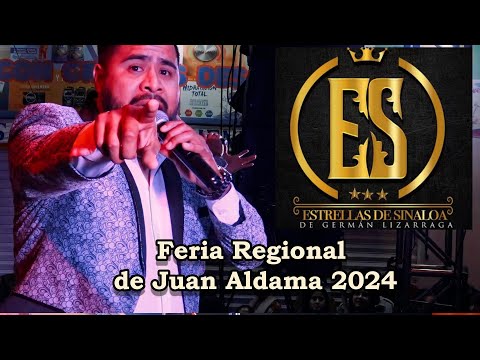 Banda Estrellas de Sinaloa de Germán Lizarraga en el cierre del Teatro del Pueblo de FEREJA 2024