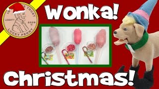Wonka Candy Cane Cotton Candy! BowWow Workshop Tour - Christmas Special With Butch