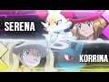 Korrina VS Serena (Mega Lucario VS Braixen ...
