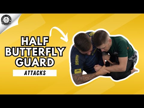 Half Butterfly Guard Attacks | Triangle Choke | Figure Four Sweep