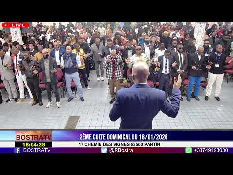 2ÈME CULTE DOMINICAL DU 18/01/2026