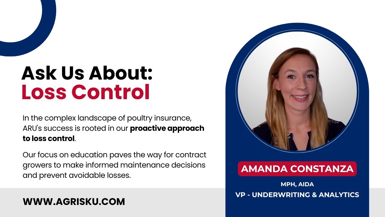 ARU Loss Control with Amanda Constanza, Vice President of Underwriting and Analytics