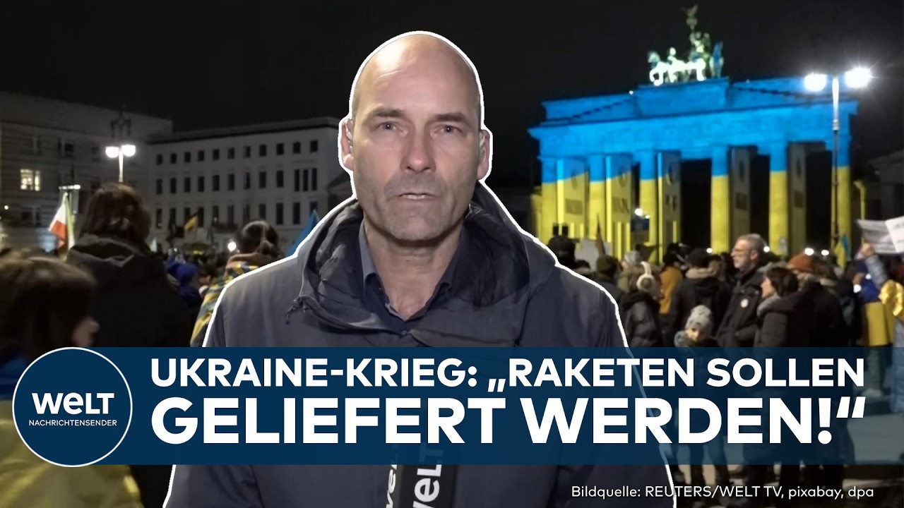 DEMO FÜR DIE UKRAINE: „Zum Brandenburger Tor, vorbei an der russischen Botschaft“