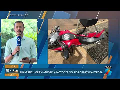 Homem é suspeito de atropelar motociclista por ciúmes em Rio Verde