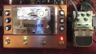 Video thumbnail for T Rex Replicator VS Line 6 Echo Park -Tape VS Digital emulation by hovercraft Artifact